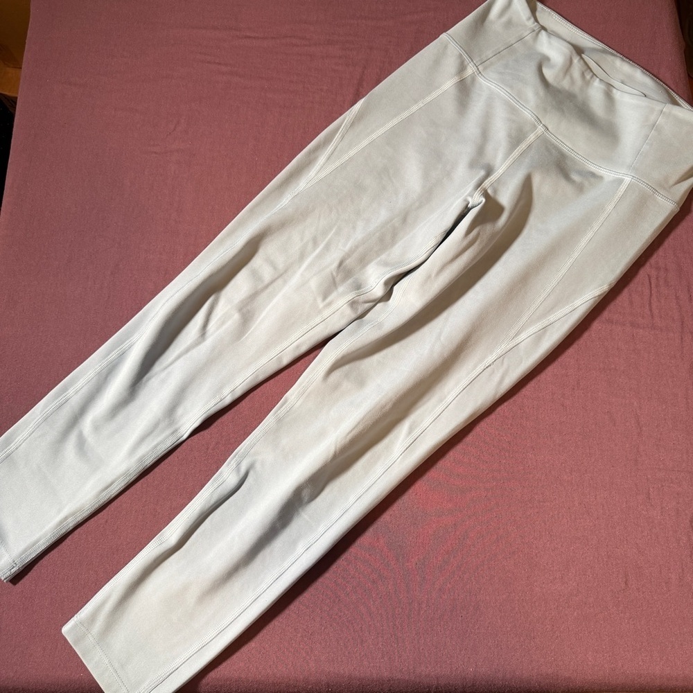 Girlfriend Collective High Rise Leggings in Light Blue - Size Small